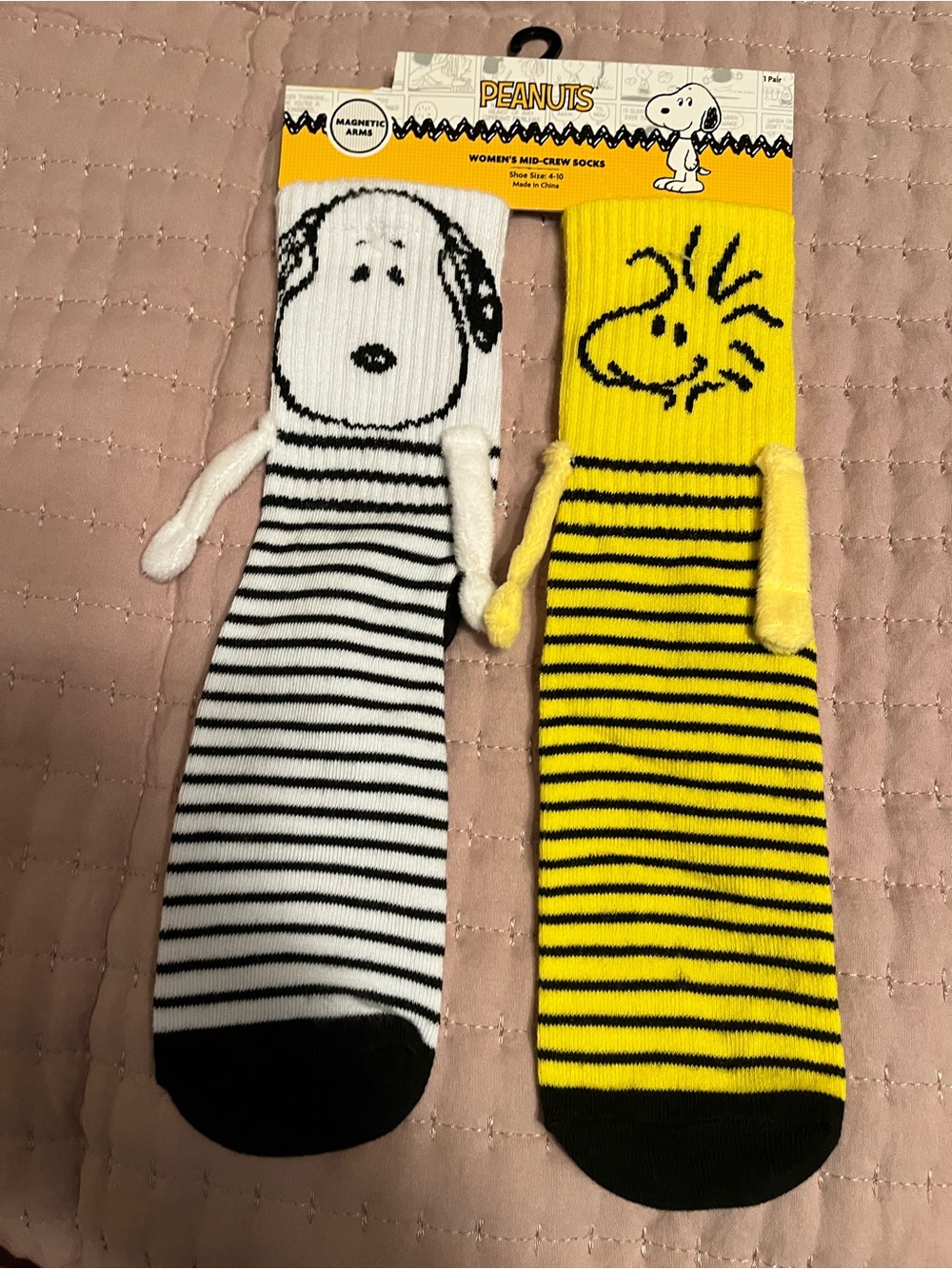 Peanuts Snoopy & Woodstock socks